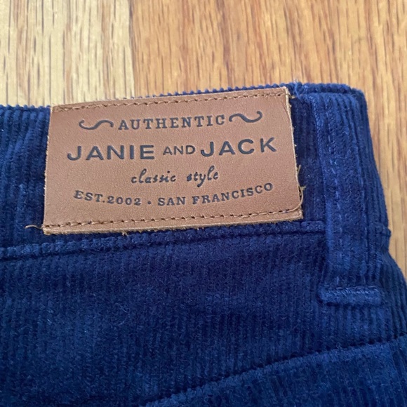 Janie and Jack San Francisco Collection Plaid Shirt and Corduroy Pants Boys Set - Picture 11 of 12